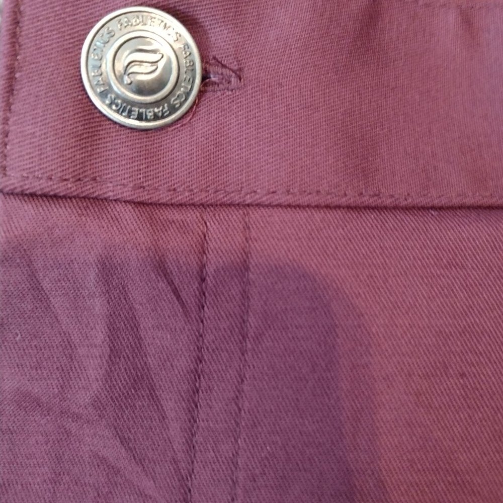 Fabletics Chino Pants 33 x 32 Maroon
